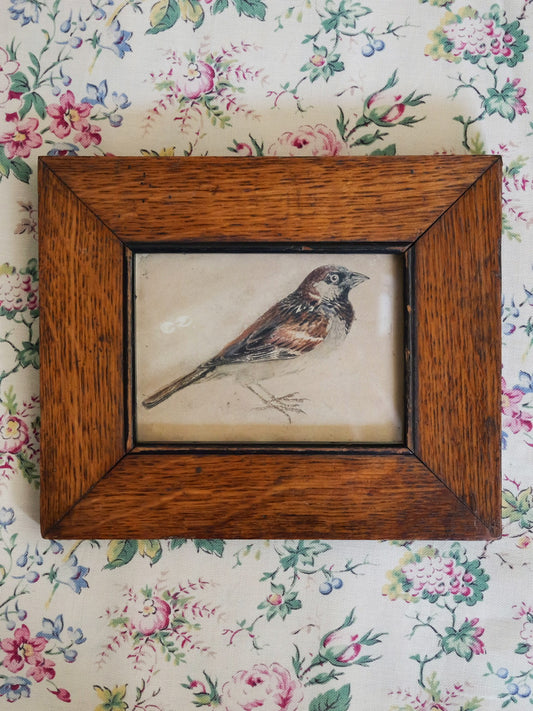 19th Century ‘Little Sparrow’ Painting