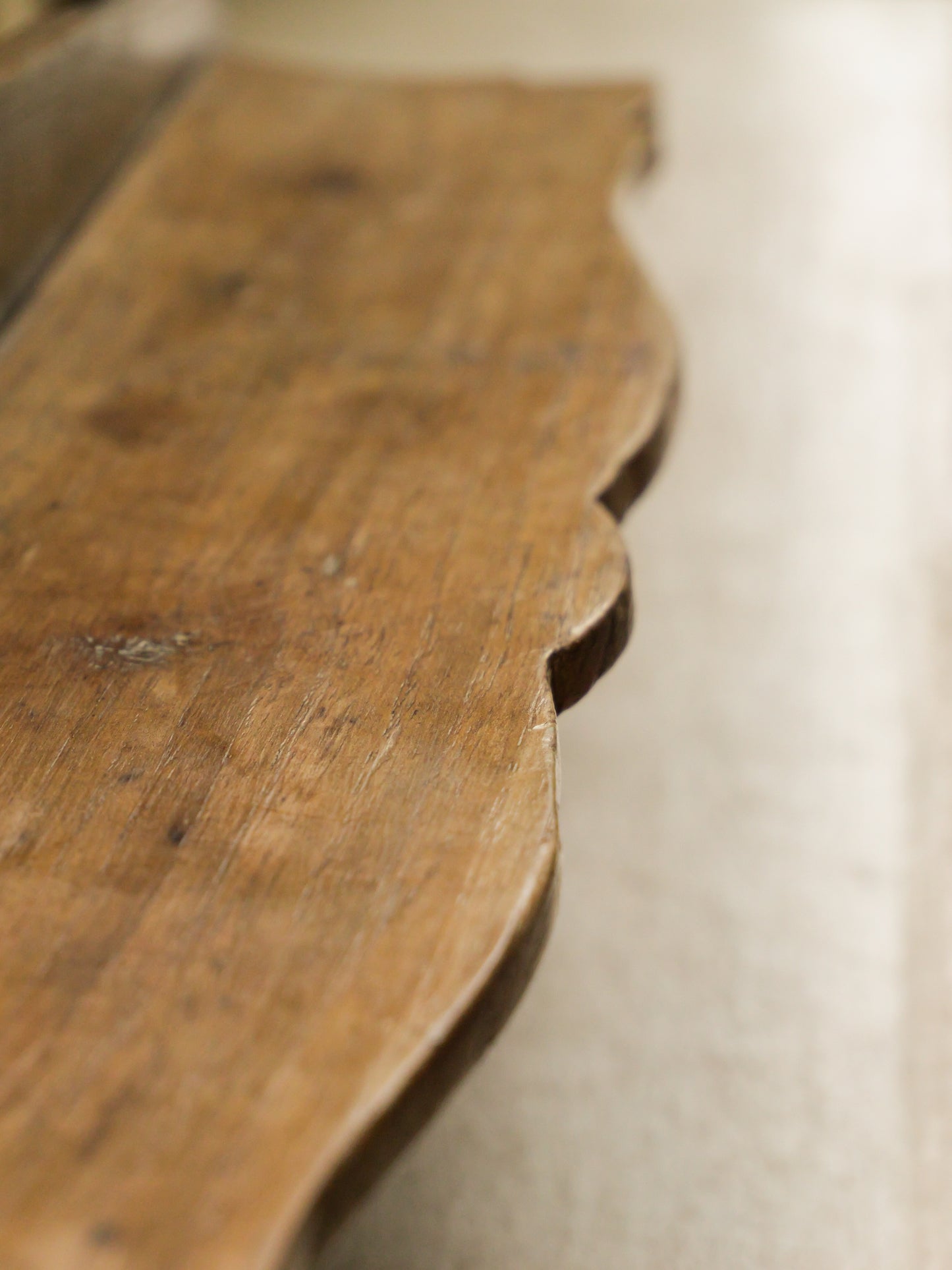 Vintage French Wooden Wall Shelf