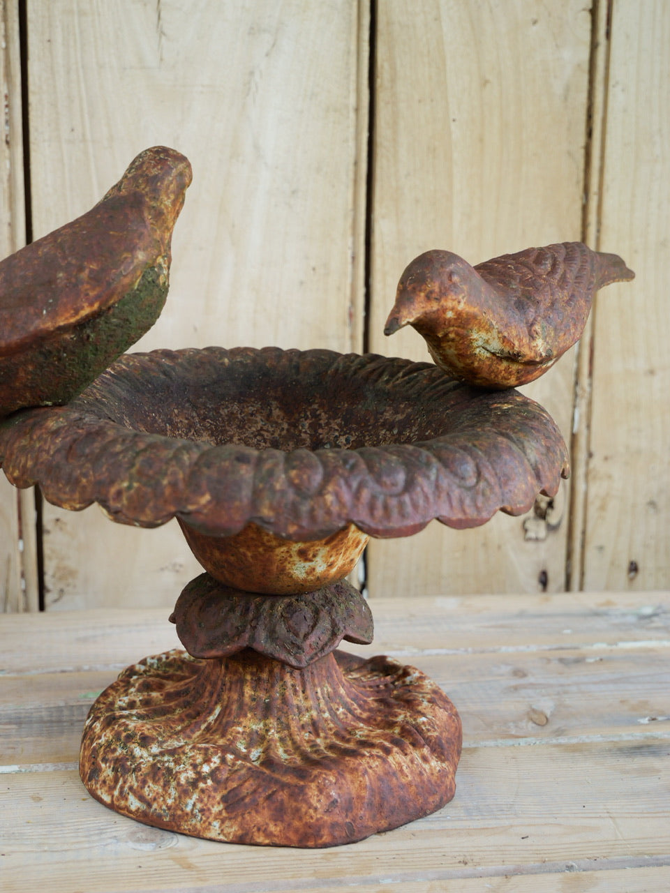 Victorian Cast Iron Bird Bath