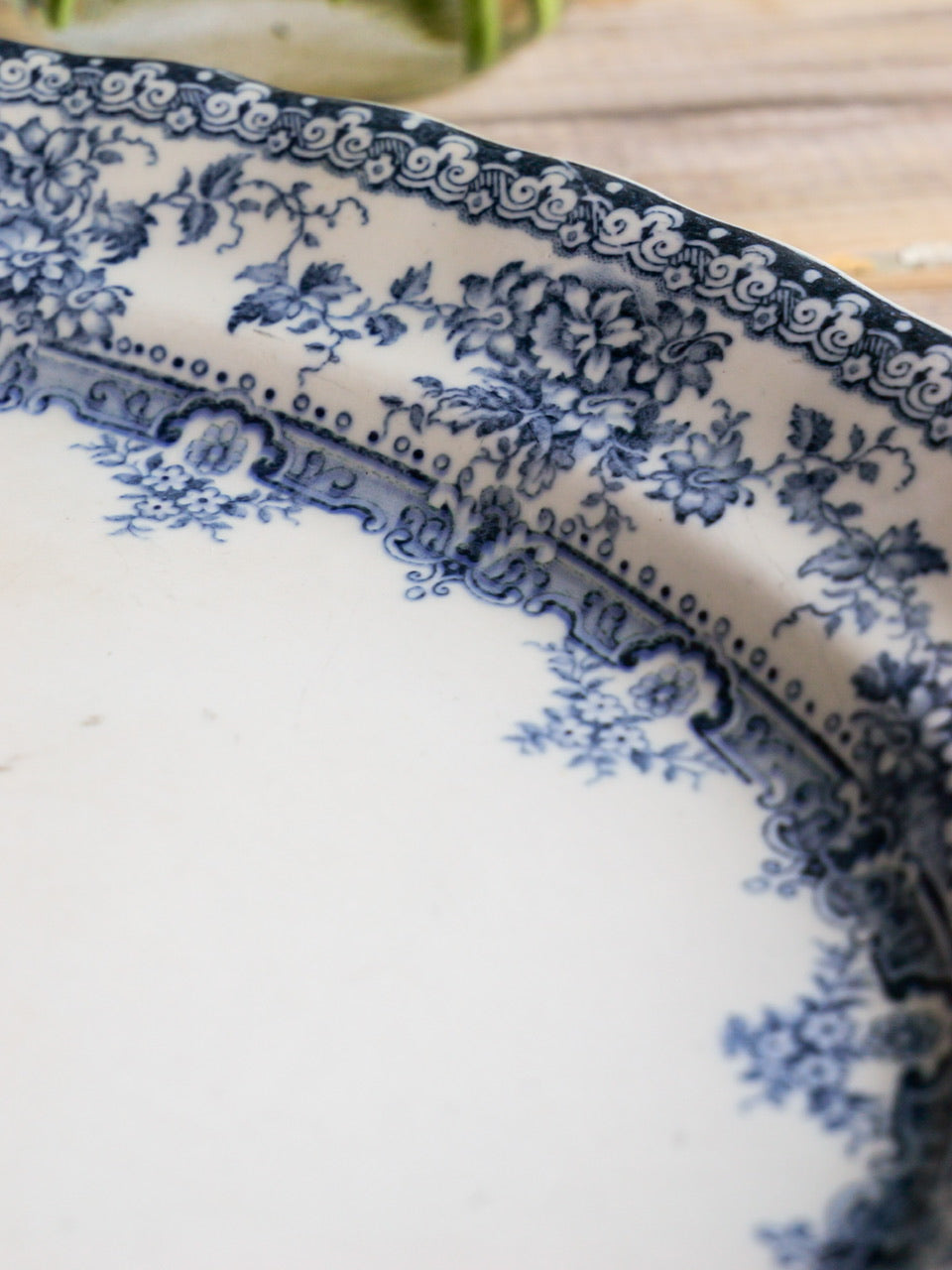 Small 19th Century Transferware Platter