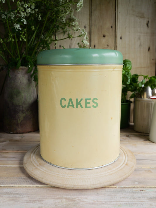 Vintage Worcester Ware Tall ‘Cakes’ Tin