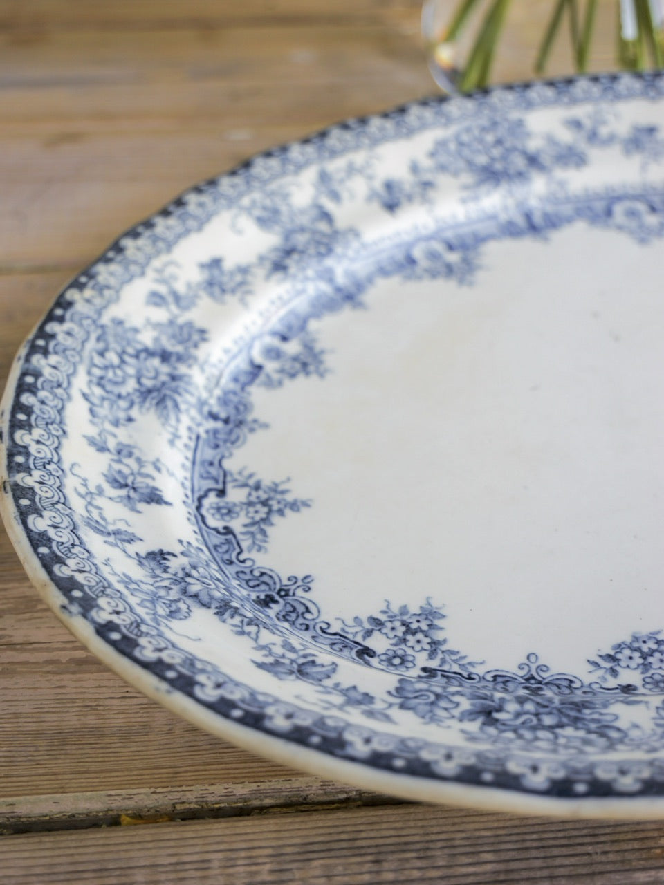 Small 19th Century Transferware Platter