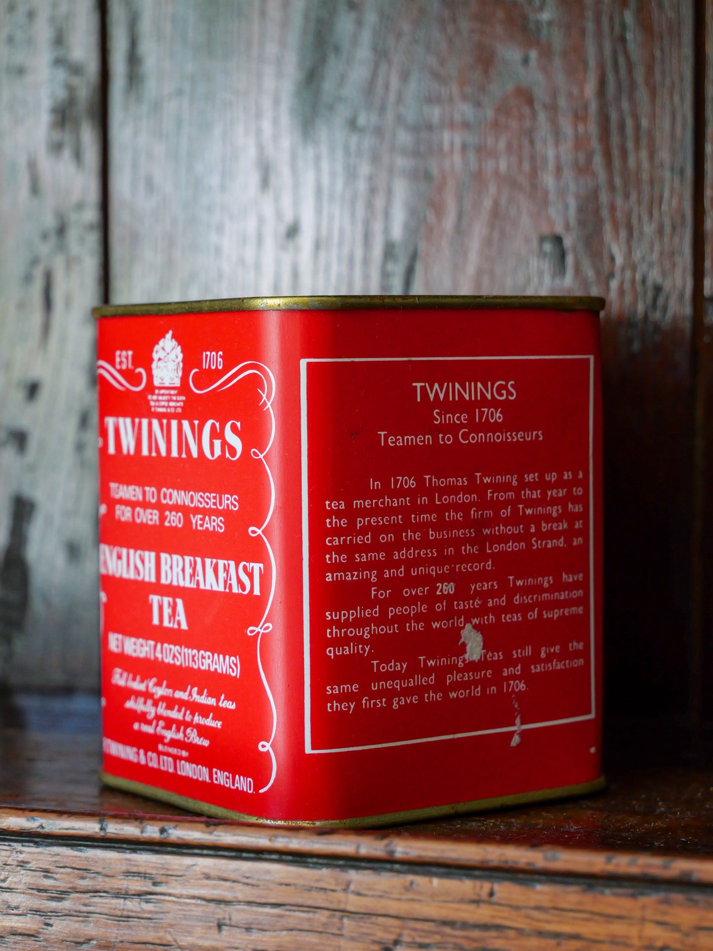 Vintage Twinings Tea Tins