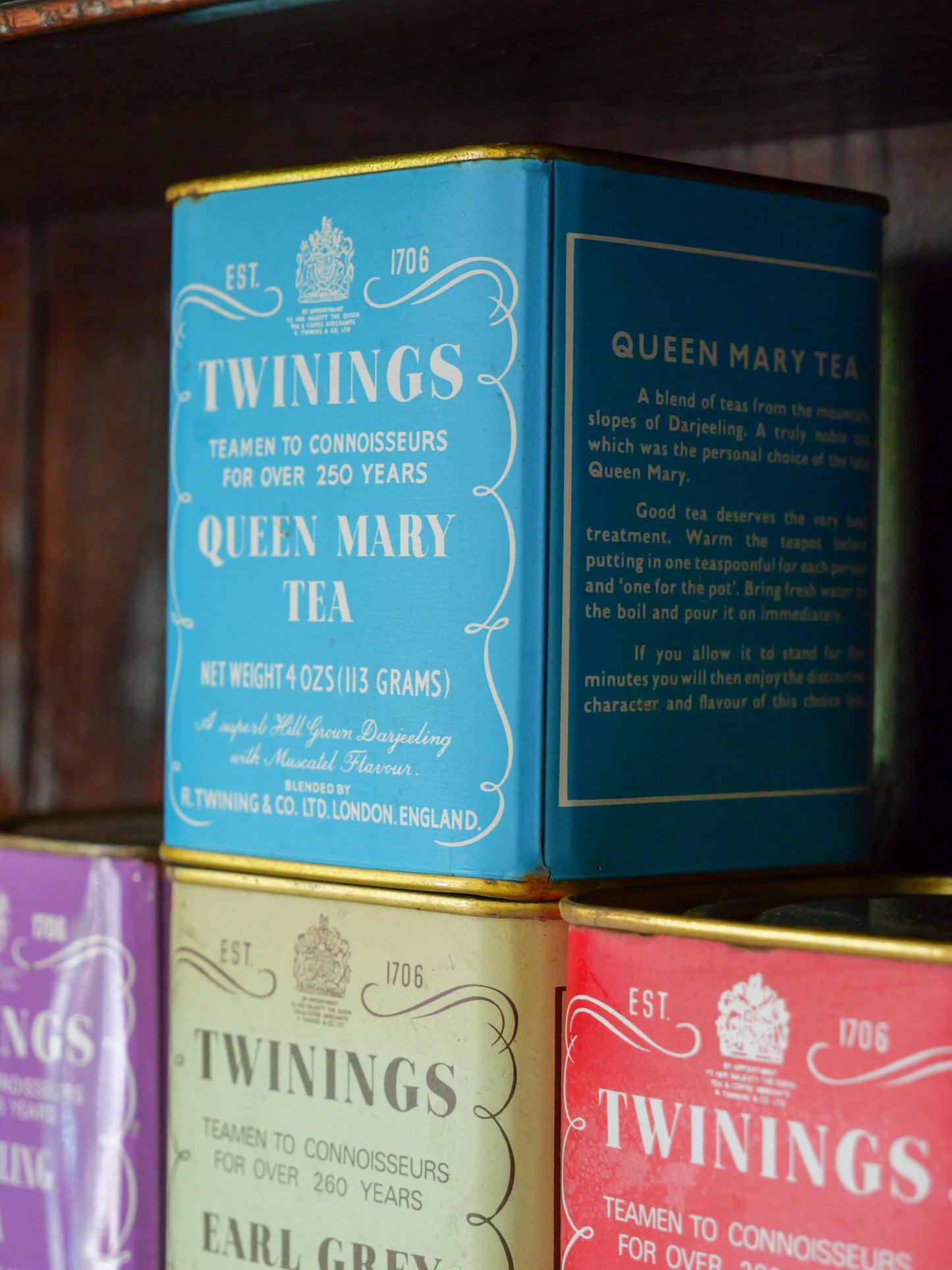 Vintage Twinings Tea Tins