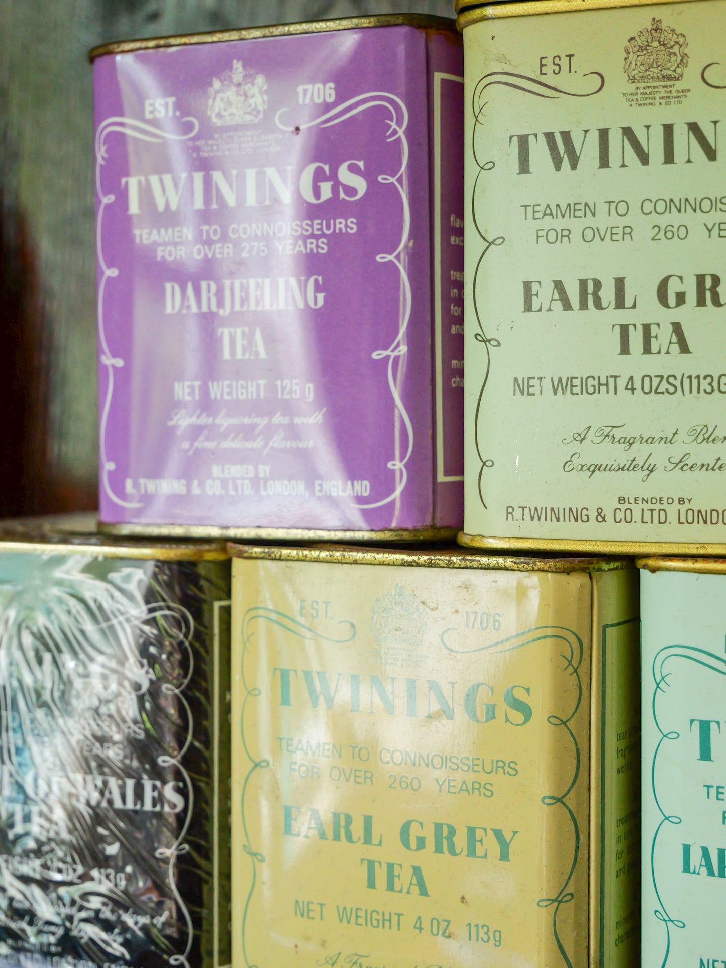 Vintage Twinings Tea Tins