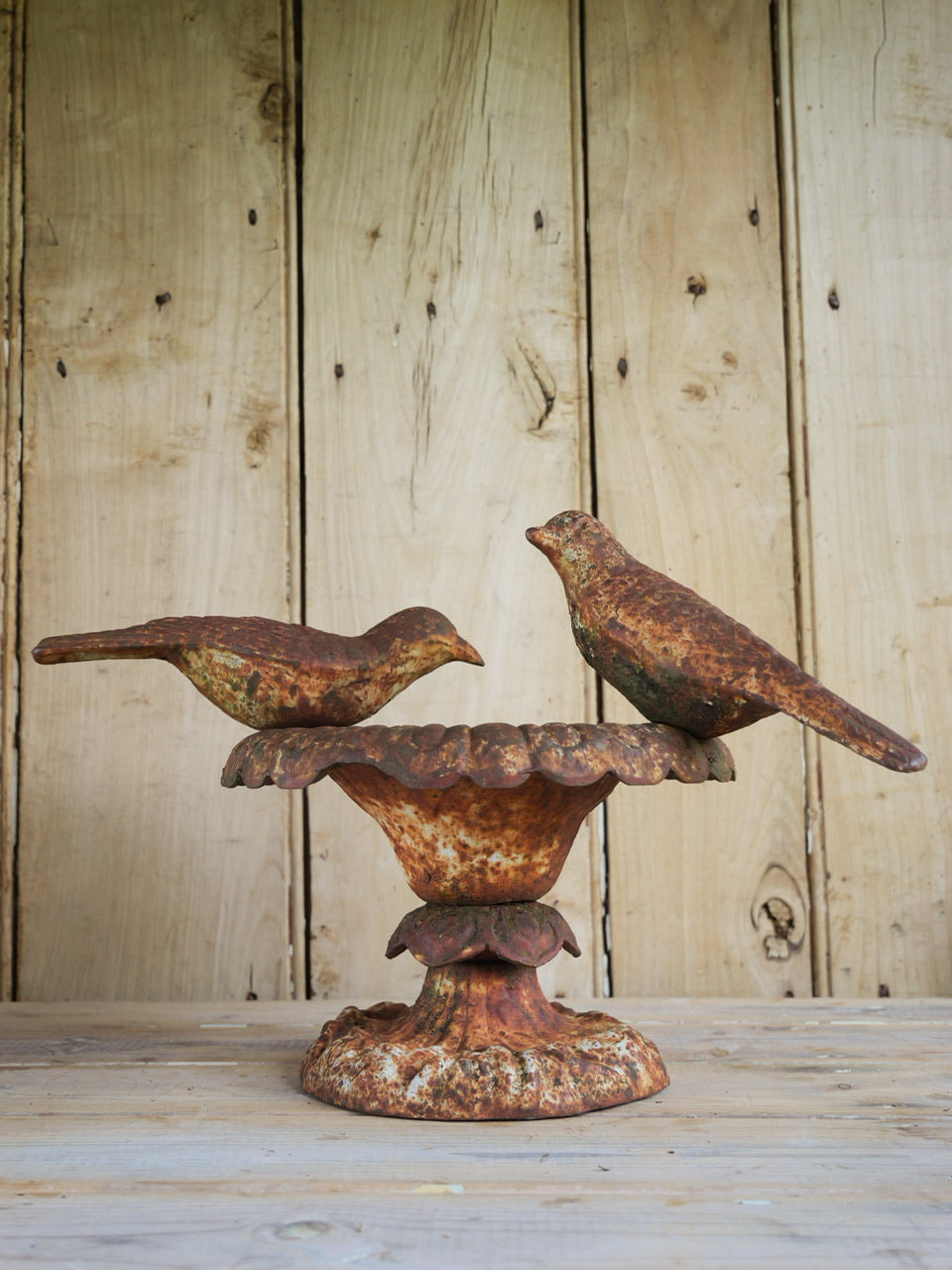 Victorian Cast Iron Bird Bath