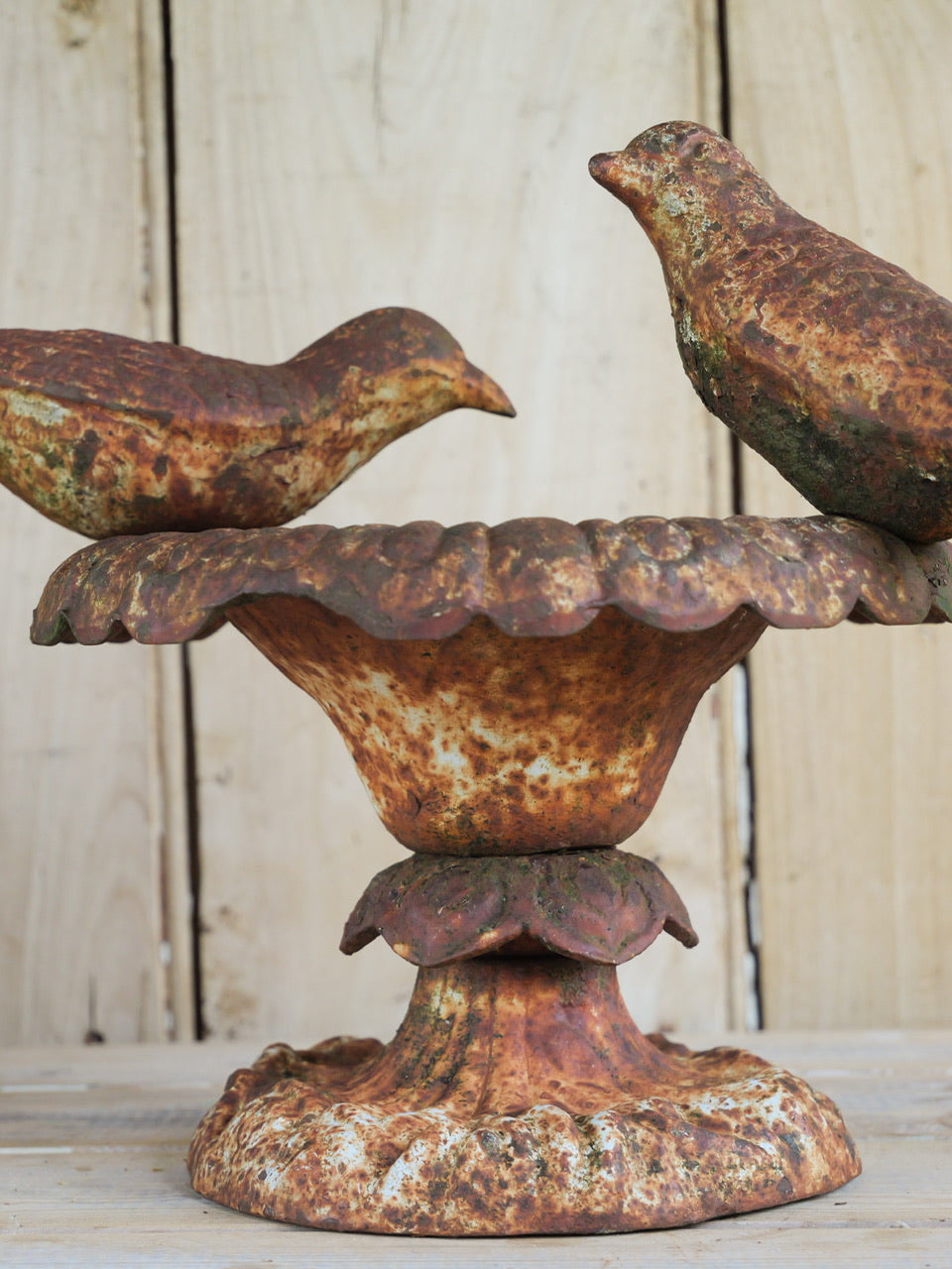 Victorian Cast Iron Bird Bath