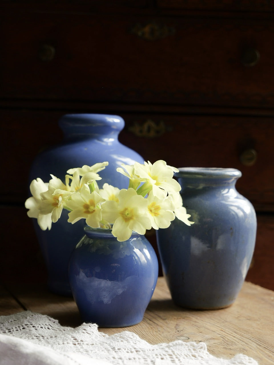 Antique Pot Collection - Blue