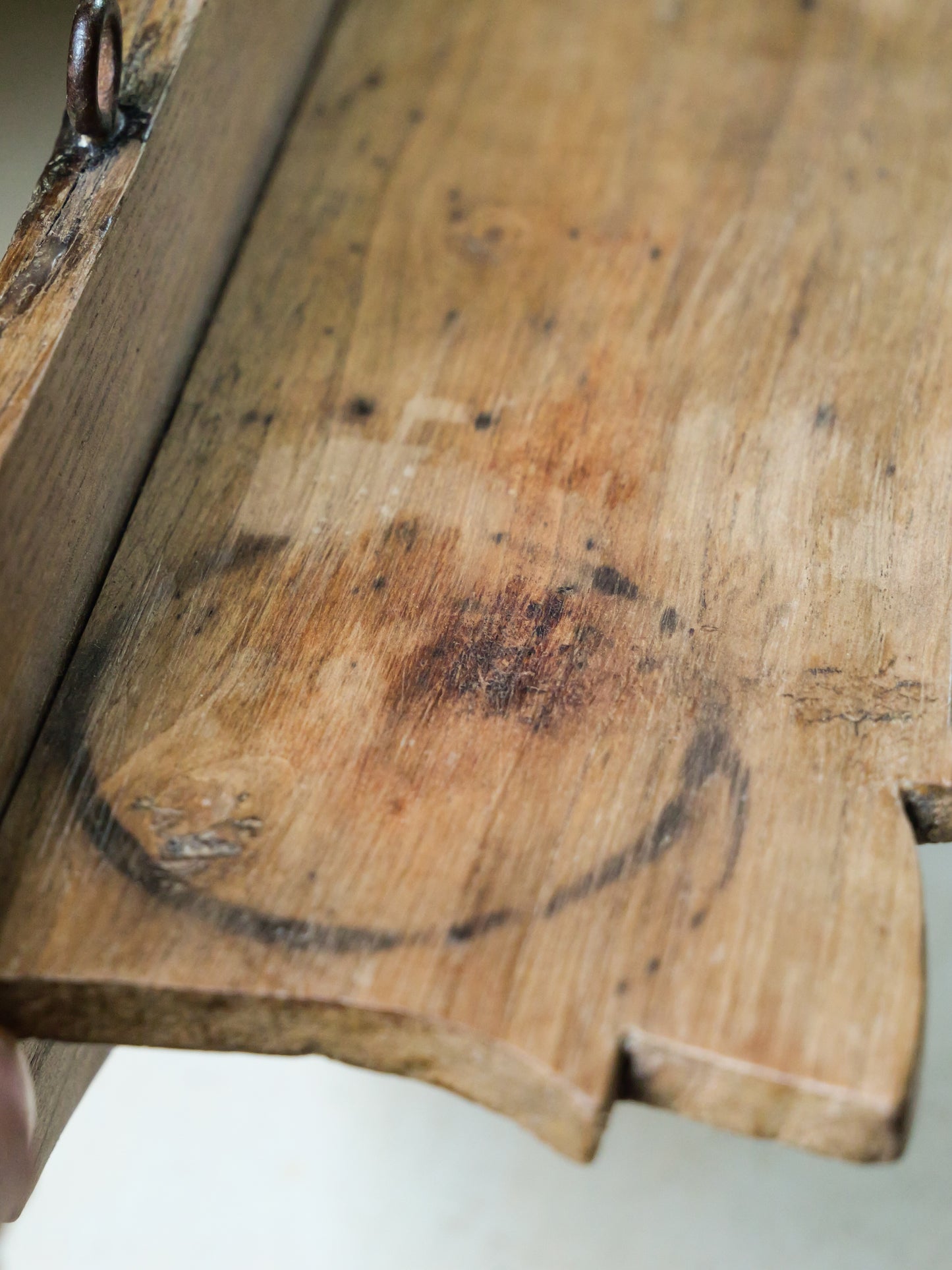 Vintage French Wooden Wall Shelf