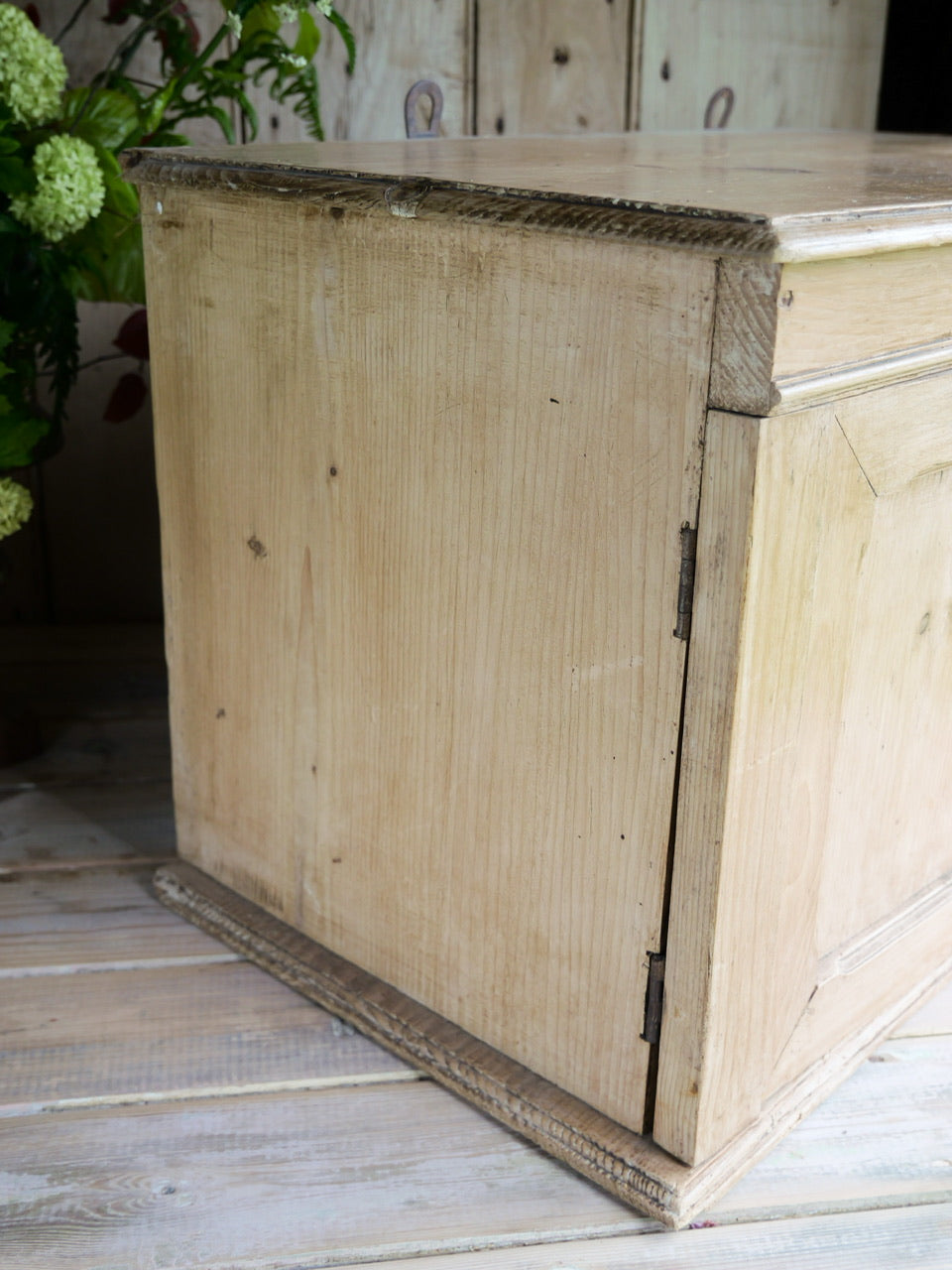 Antique Pine Wall Cupboard