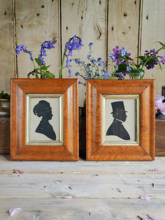 Pair of 19th Century Silhouettes