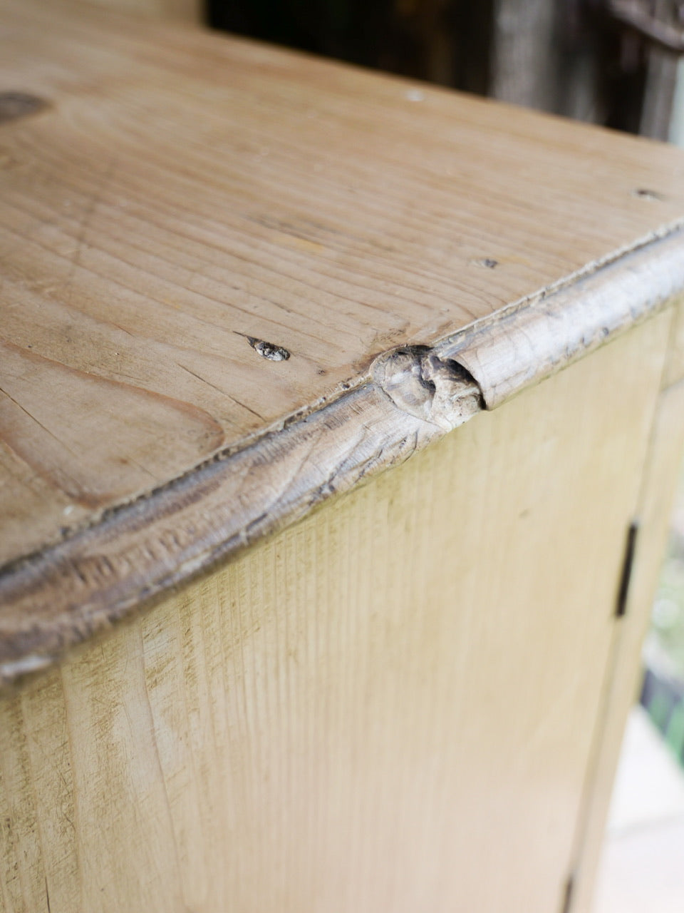 Antique Pine Wall Cupboard