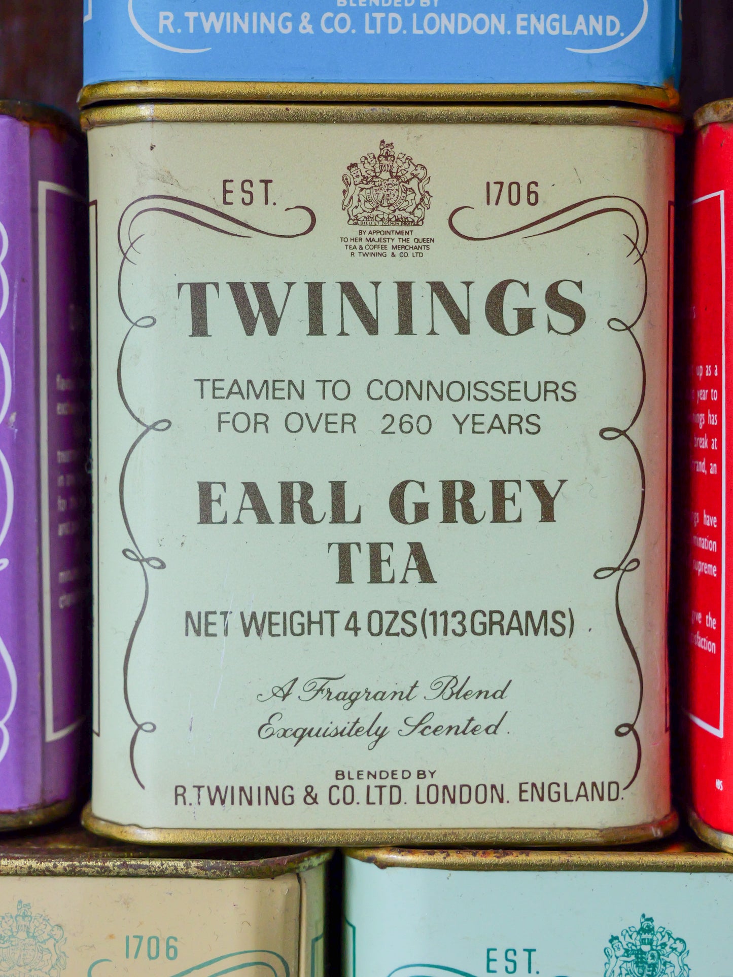 Vintage Twinings Tea Tins