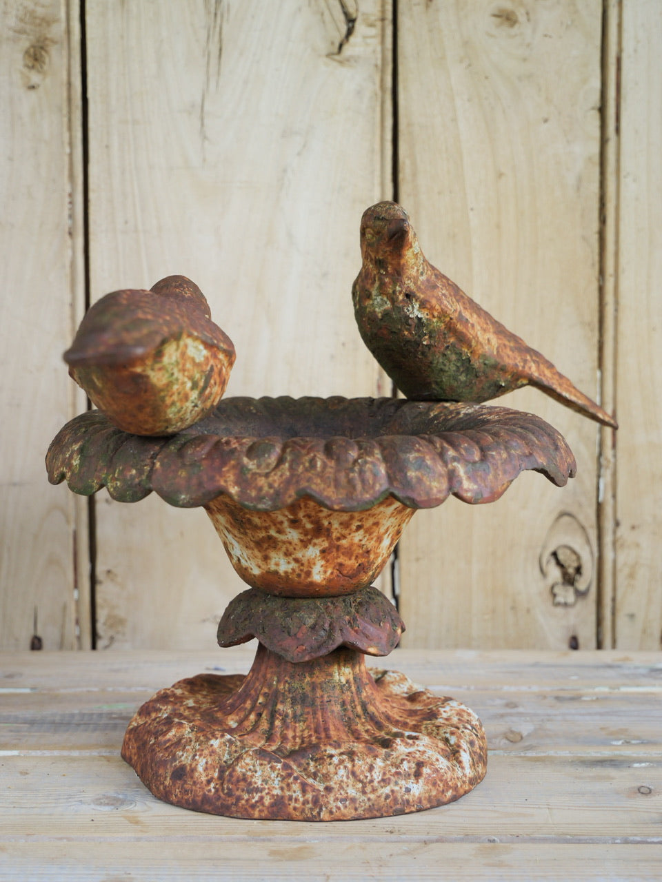 Victorian Cast Iron Bird Bath