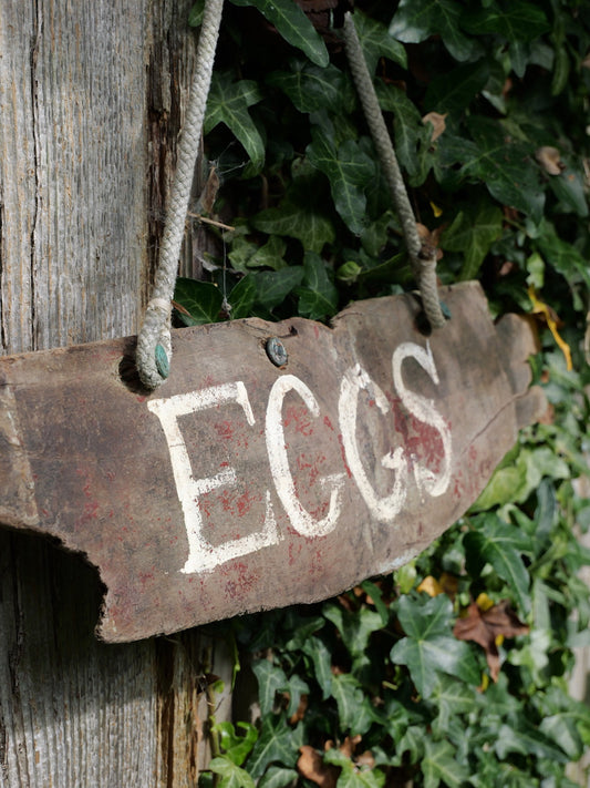 Vintage ‘Eggs’ Sign