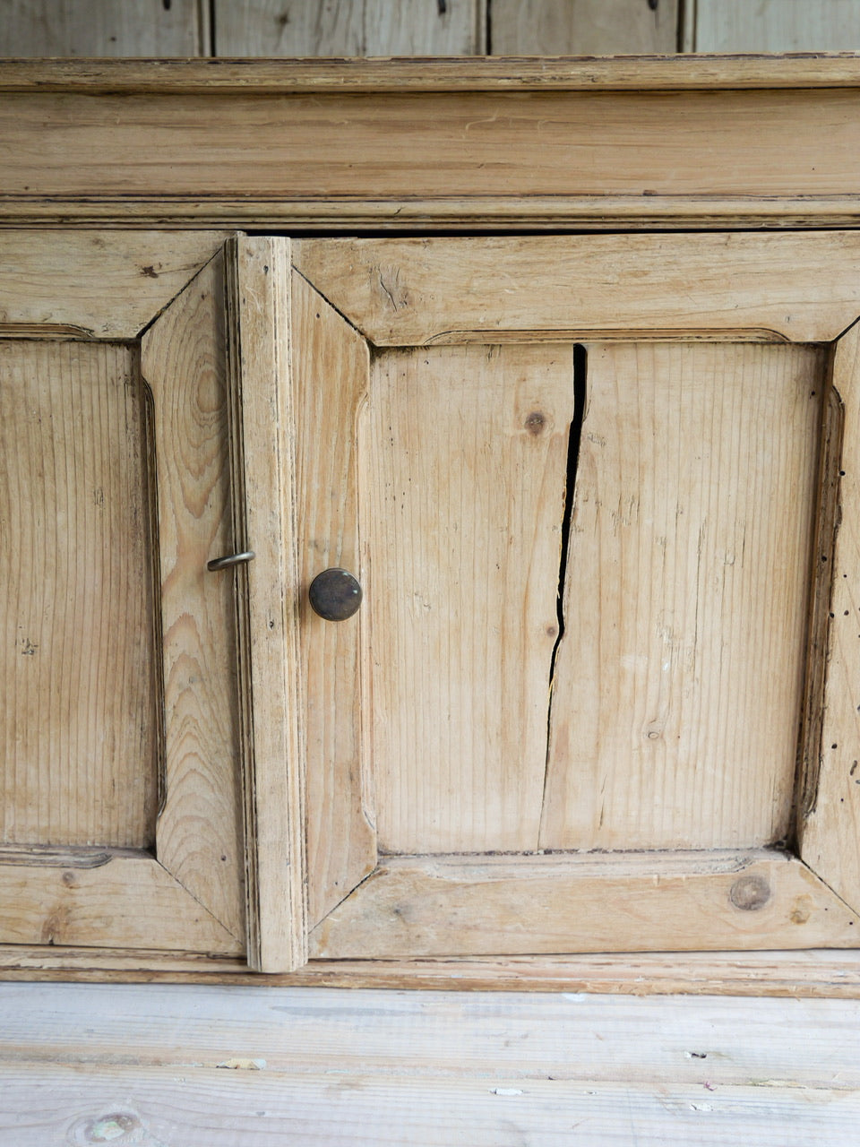 Antique Pine Wall Cupboard