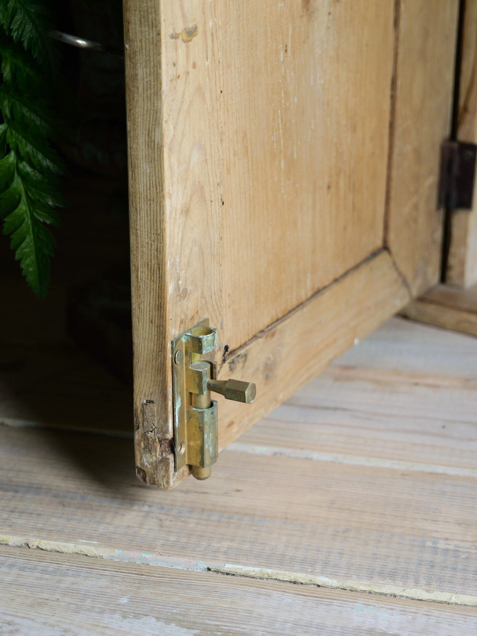 Antique Pine Wall Cupboard