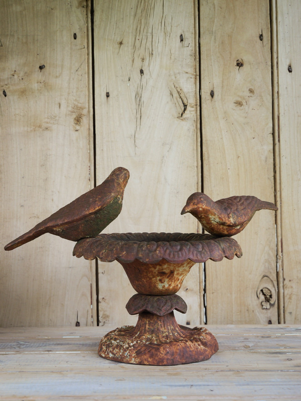 Victorian Cast Iron Bird Bath