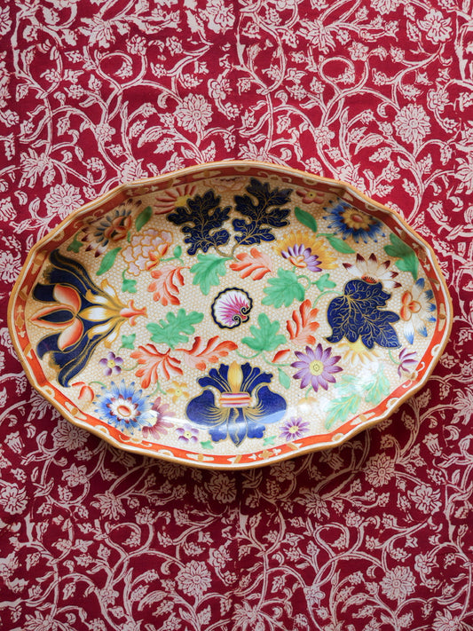 19th Century Early Spode Hand Painted Dish