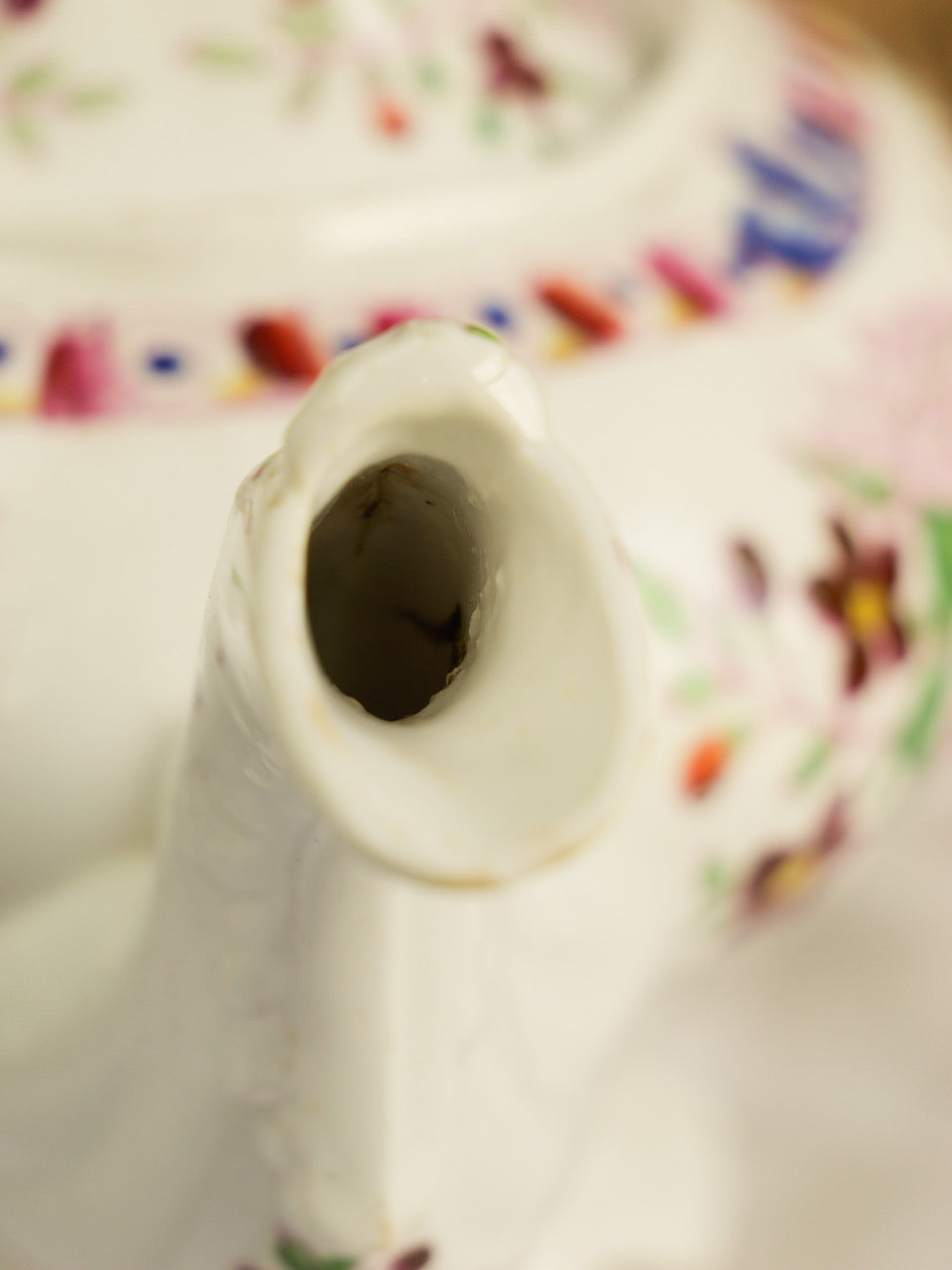 Georgian Hand-painted Floral Tea Set