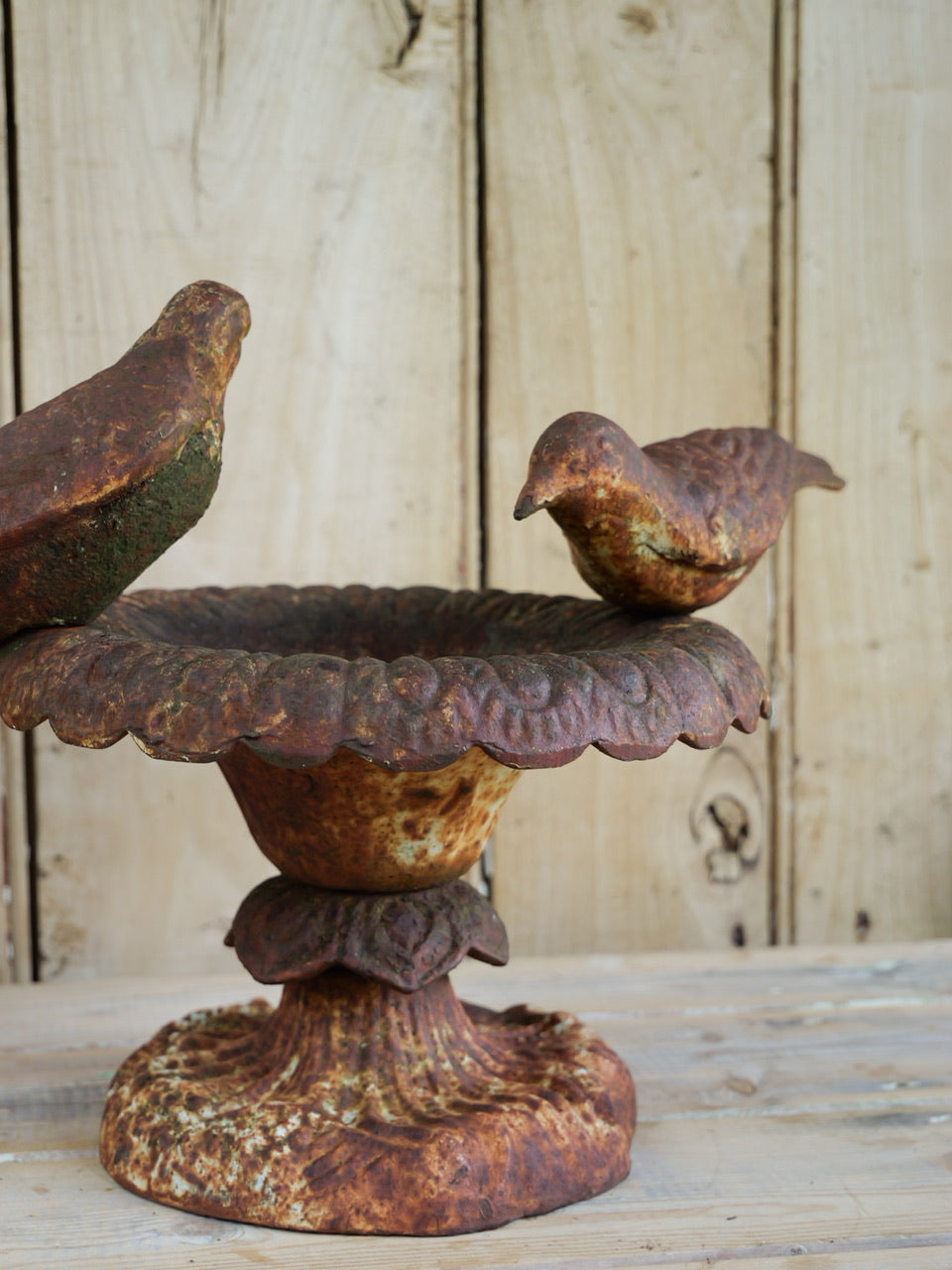 Victorian Cast Iron Bird Bath