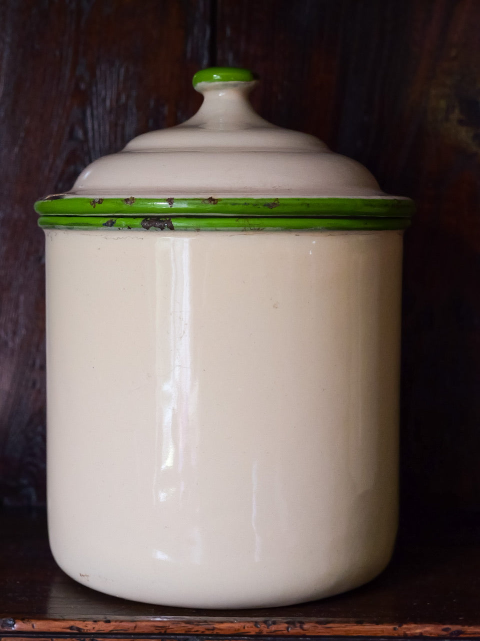 Vintage Enamel ‘Sugar’ Container