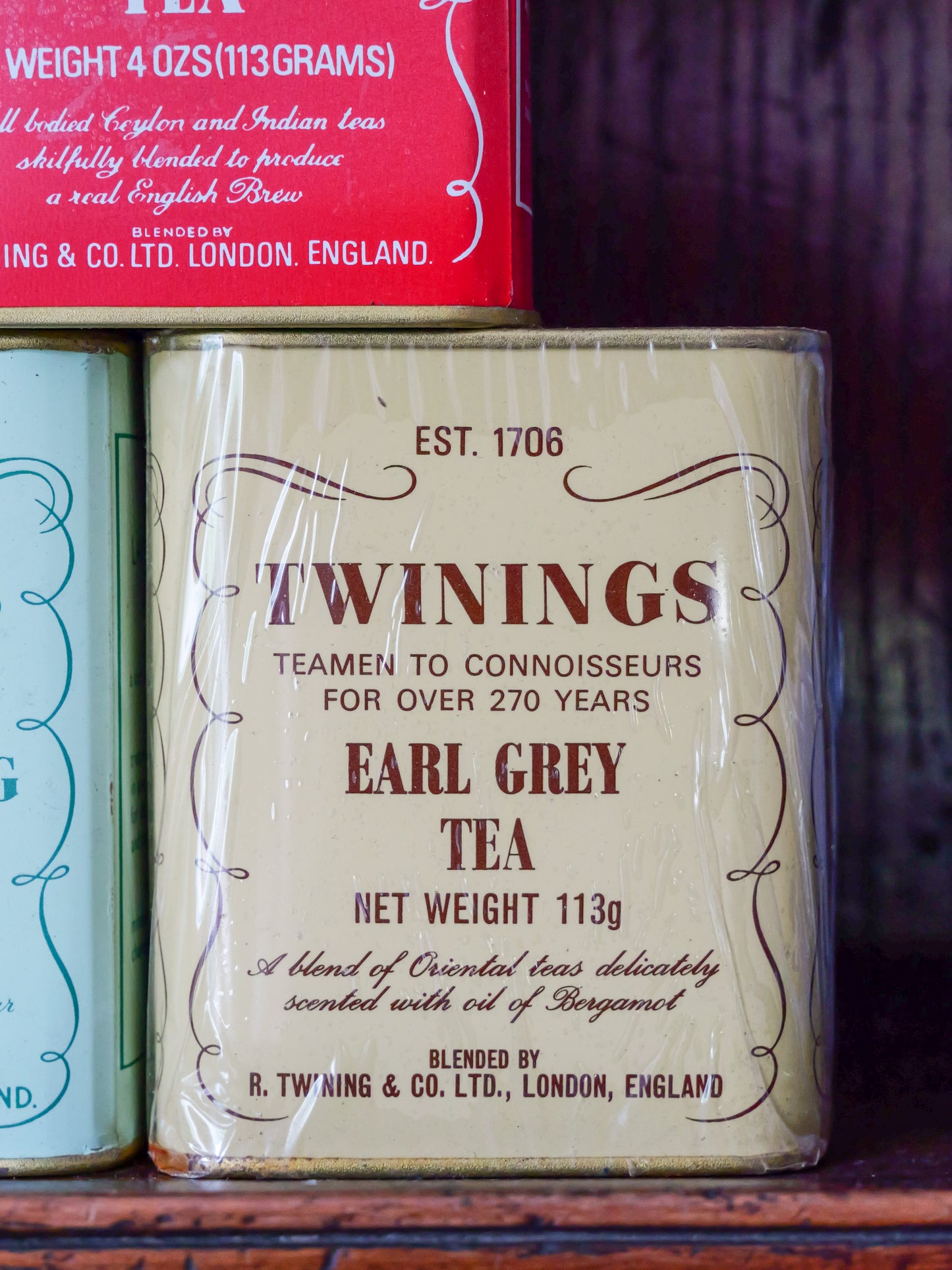 Vintage Twinings Tea Tins