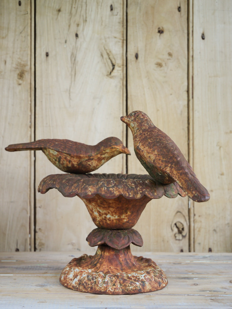 Victorian Cast Iron Bird Bath