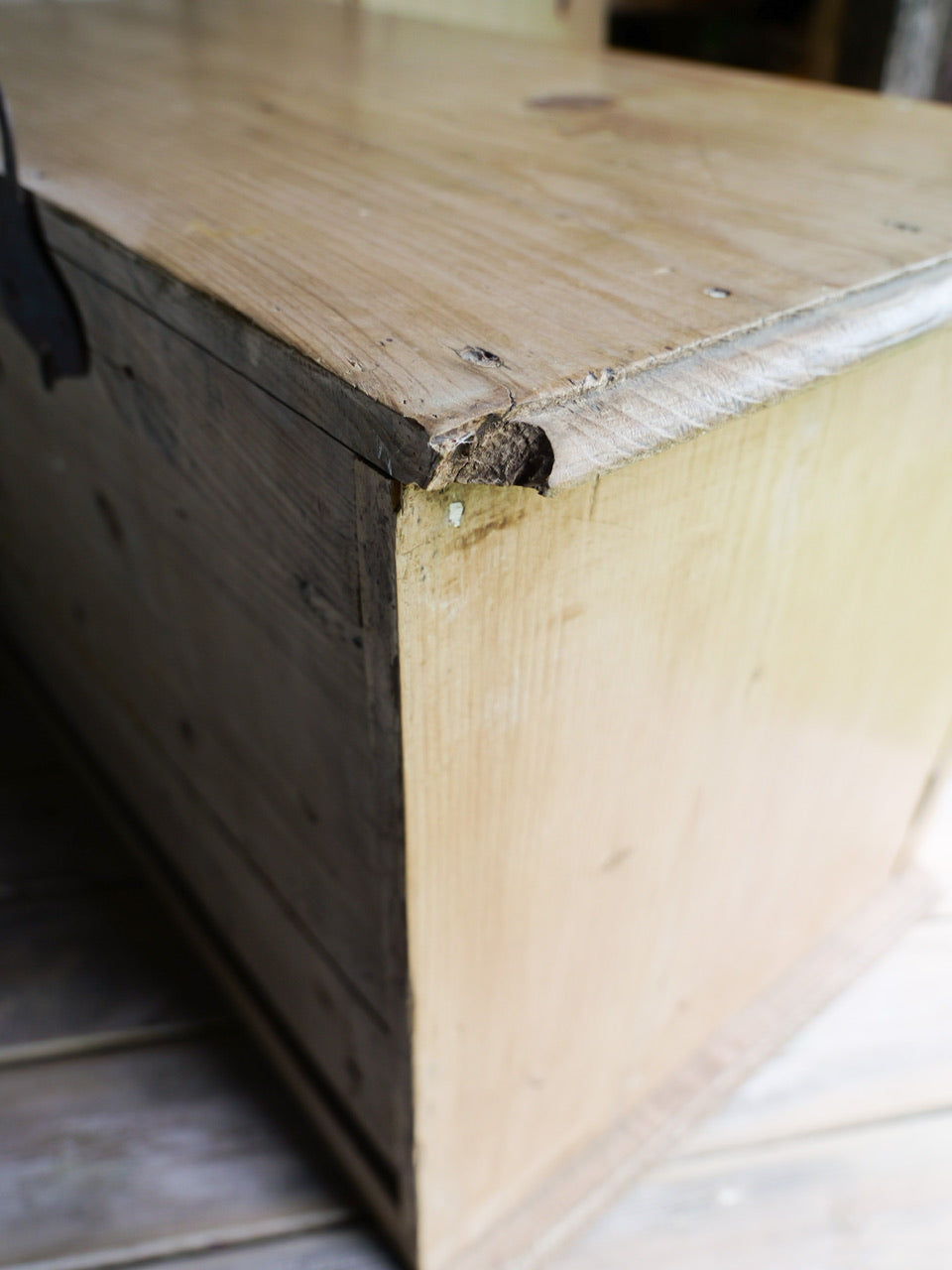 Antique Pine Wall Cupboard