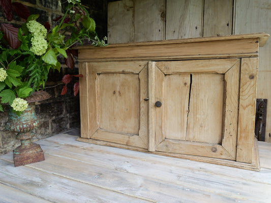 Antique Pine Wall Cupboard