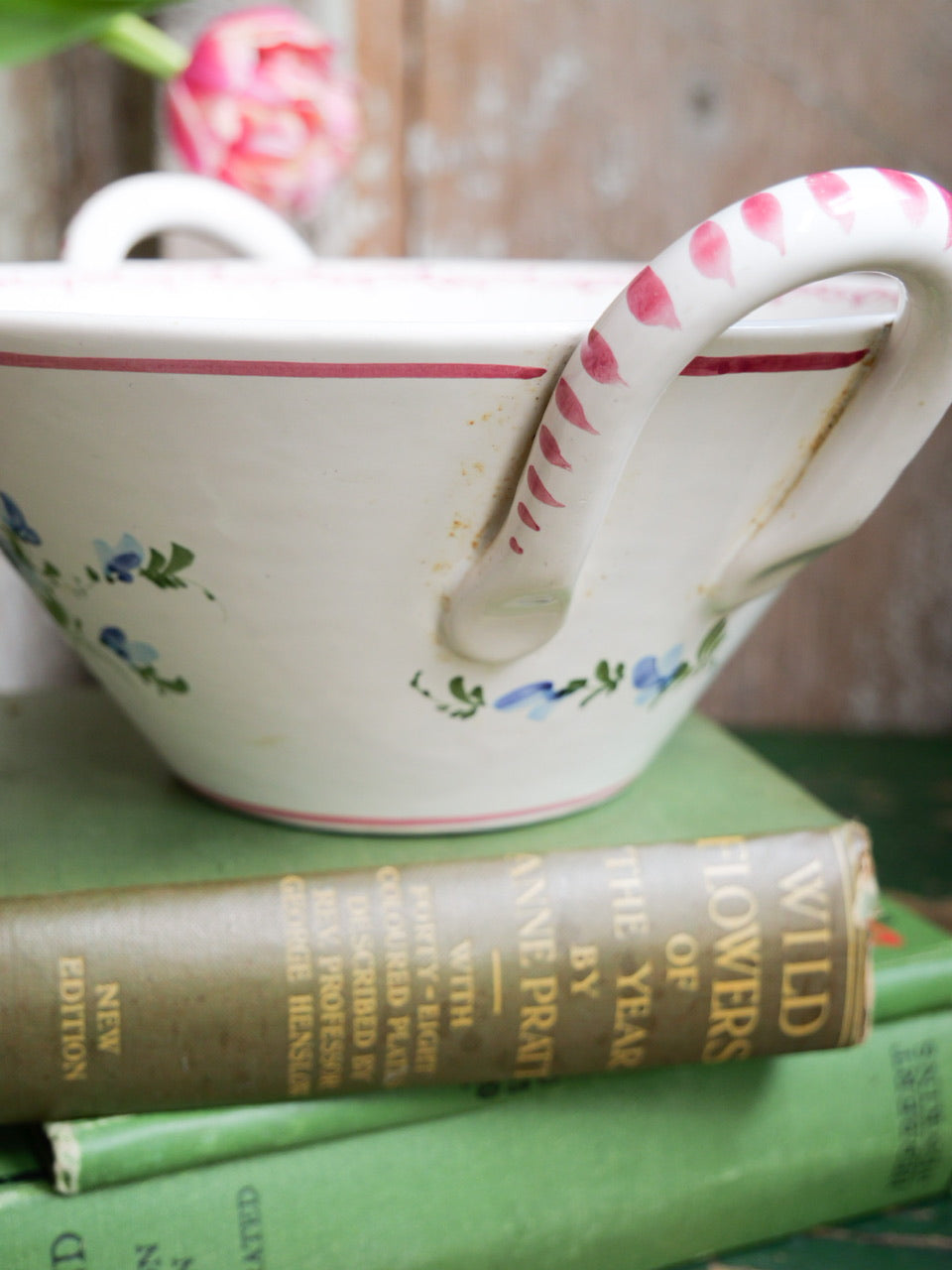 Vintage French Hand Painted Bowl