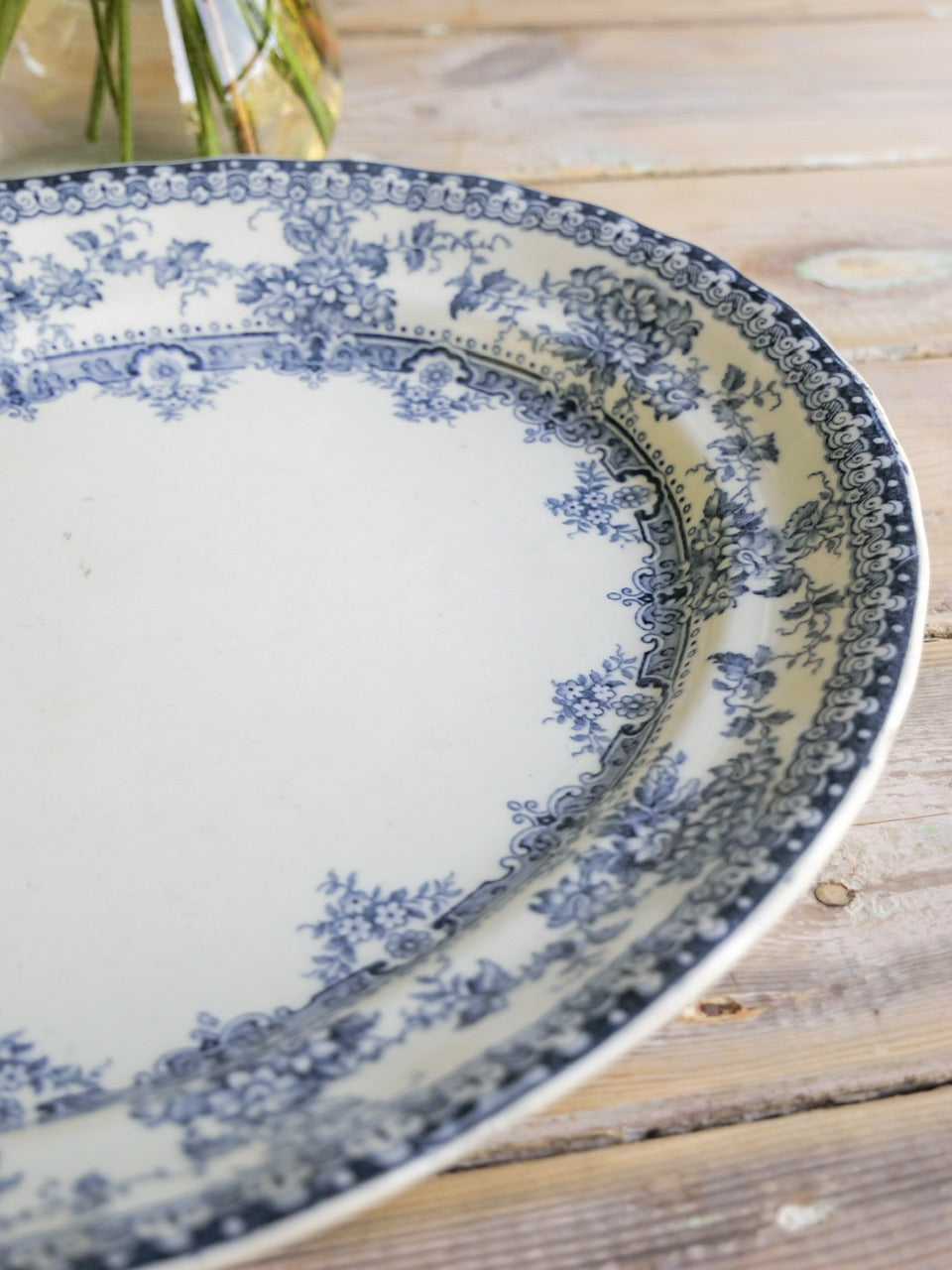 Small 19th Century Transferware Platter