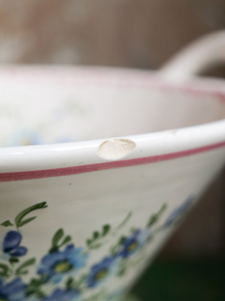 Vintage French Hand Painted Bowl