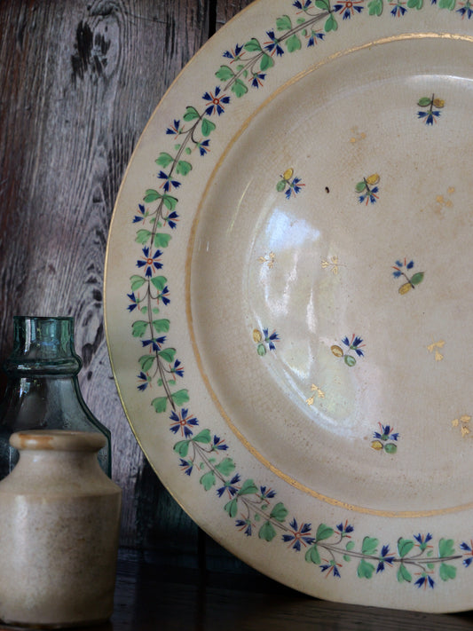 Antique Hand-painted Plate