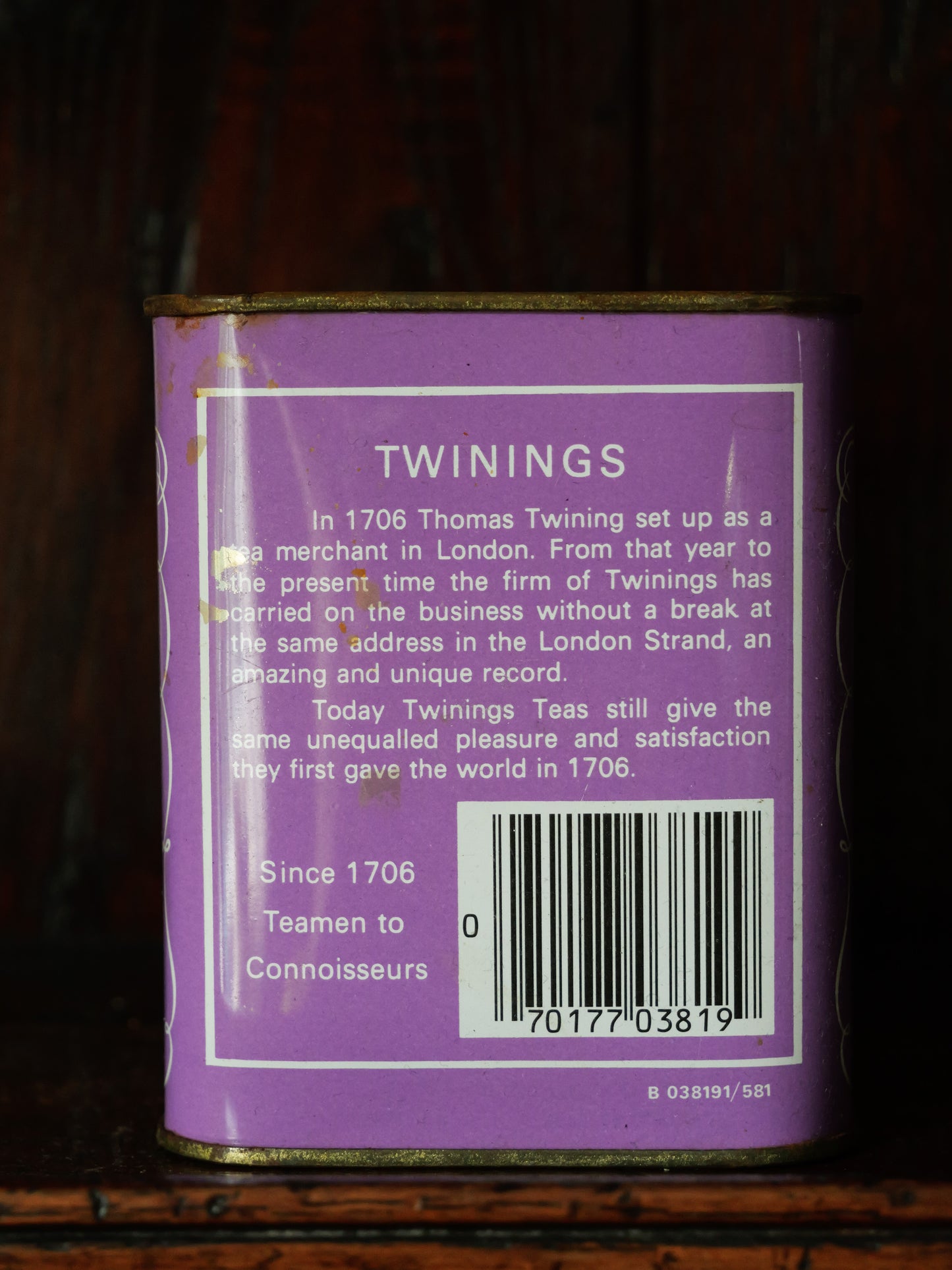 Vintage Twinings Tea Tins