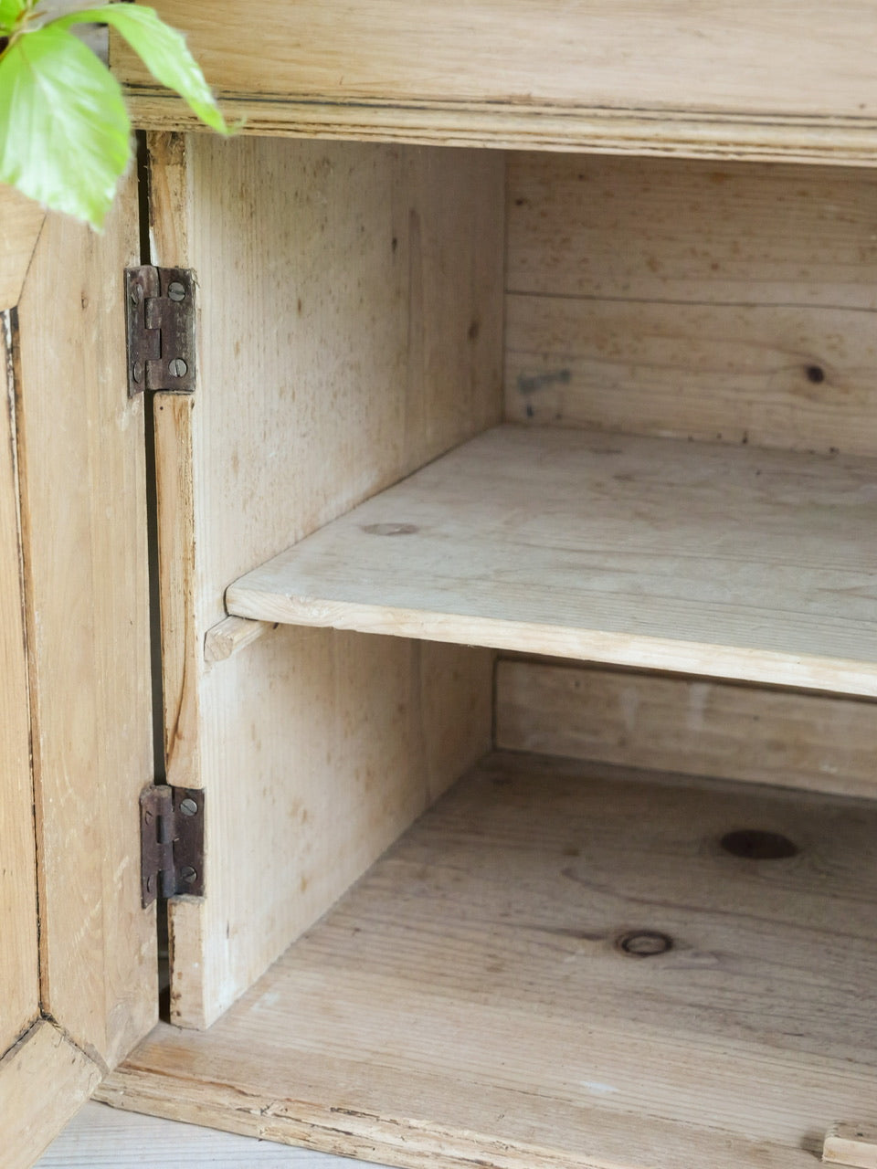 Antique Pine Wall Cupboard