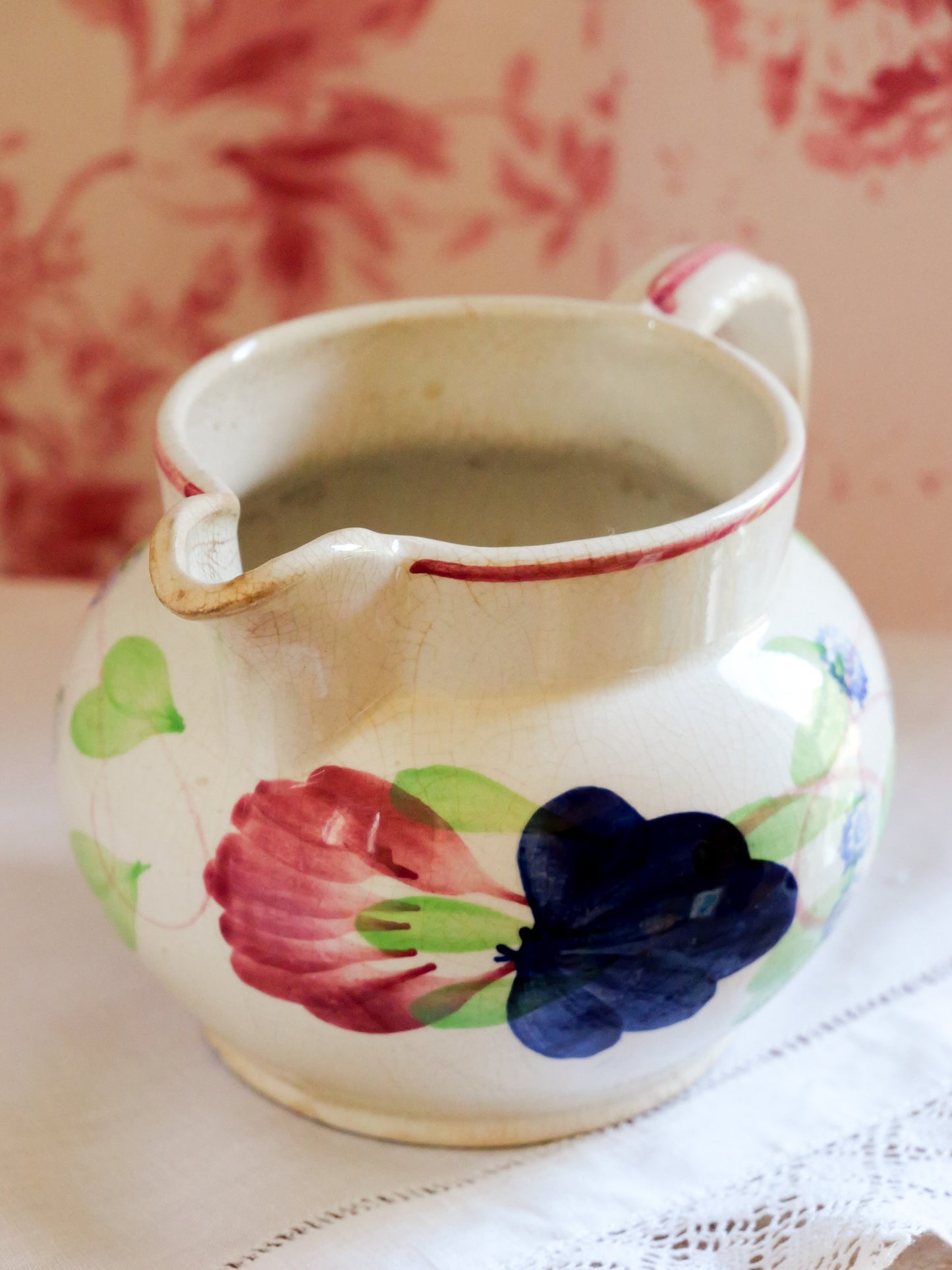 Antique Spongeware Jug