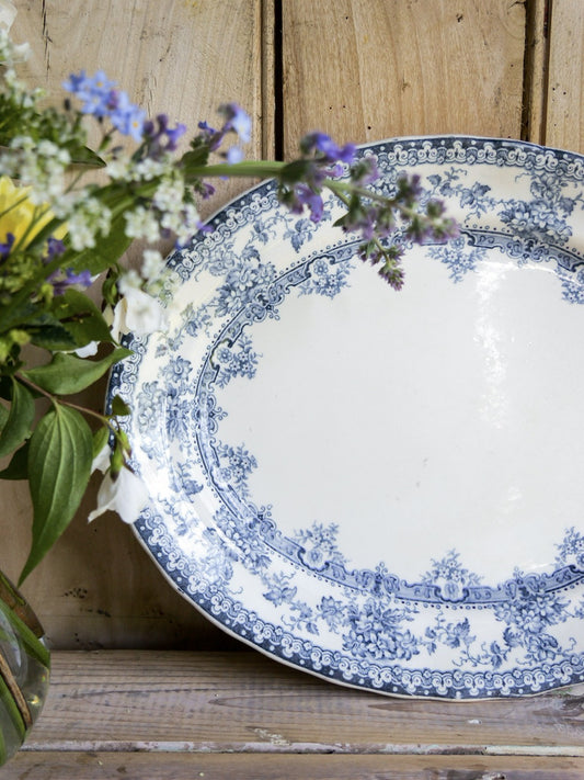 Small 19th Century Transferware Platter