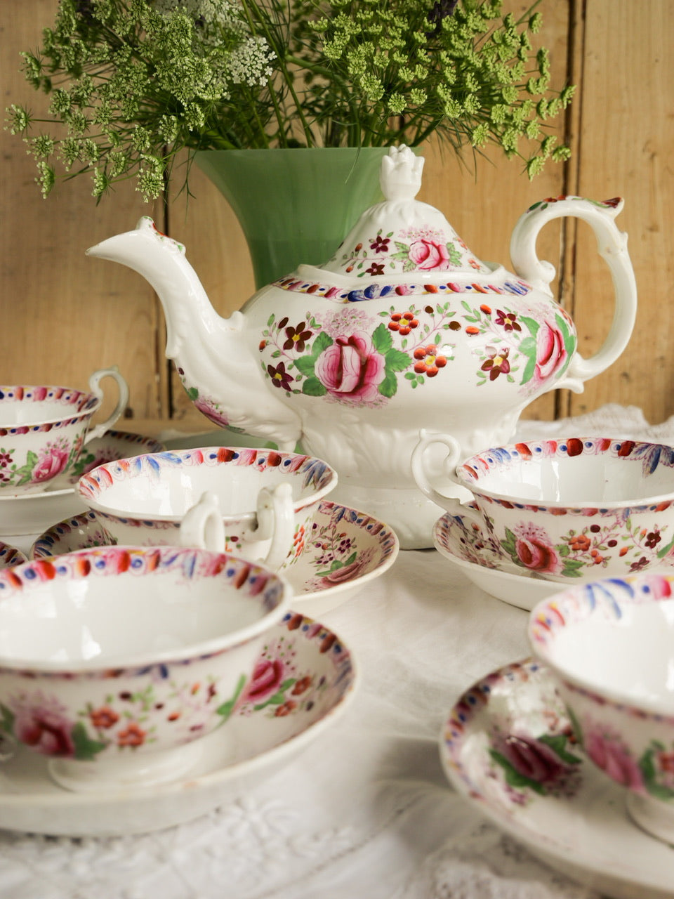 Thames hand painted Tea Set top