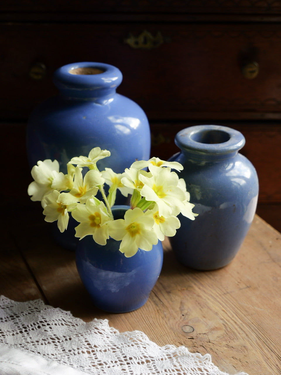 Antique Pot Collection - Blue