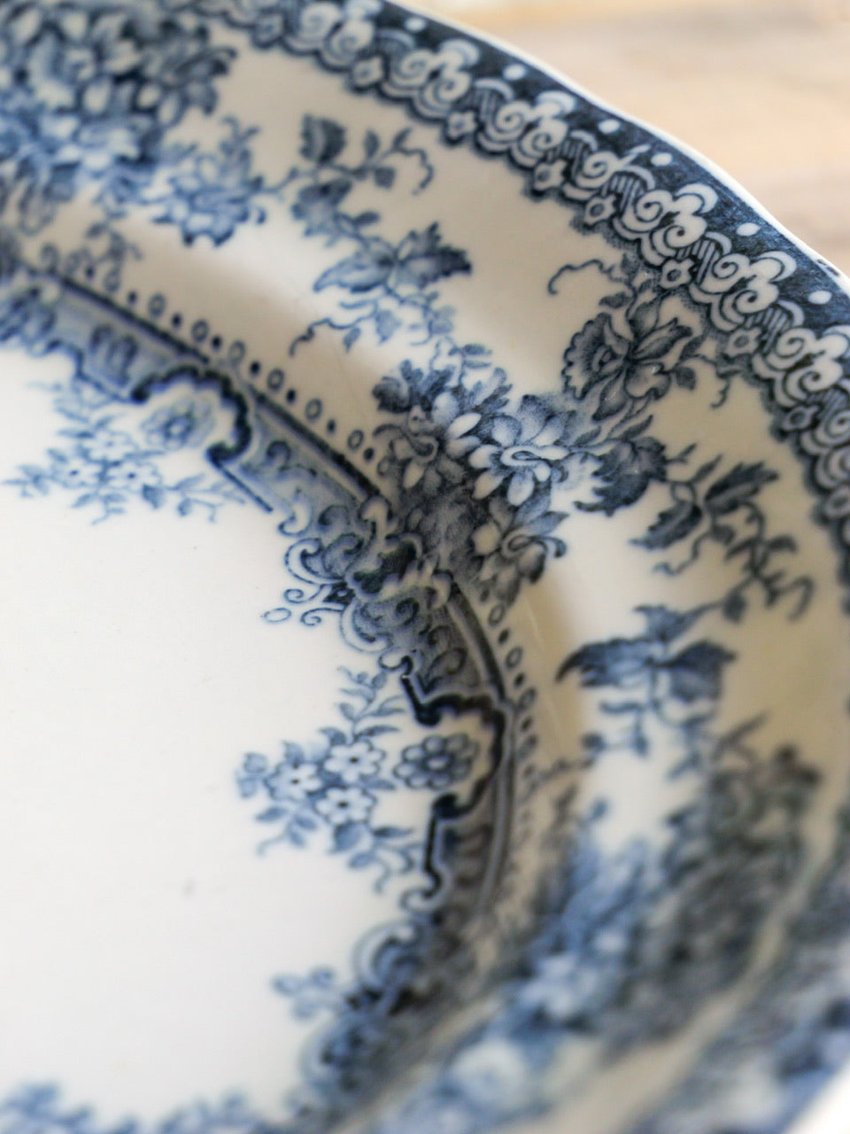 Small 19th Century Transferware Platter