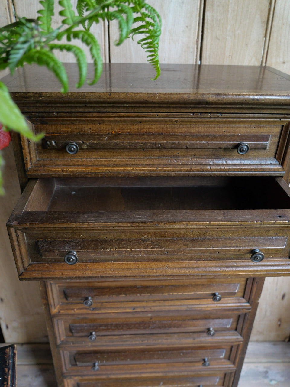 Large Bank of Vintage French Drawers