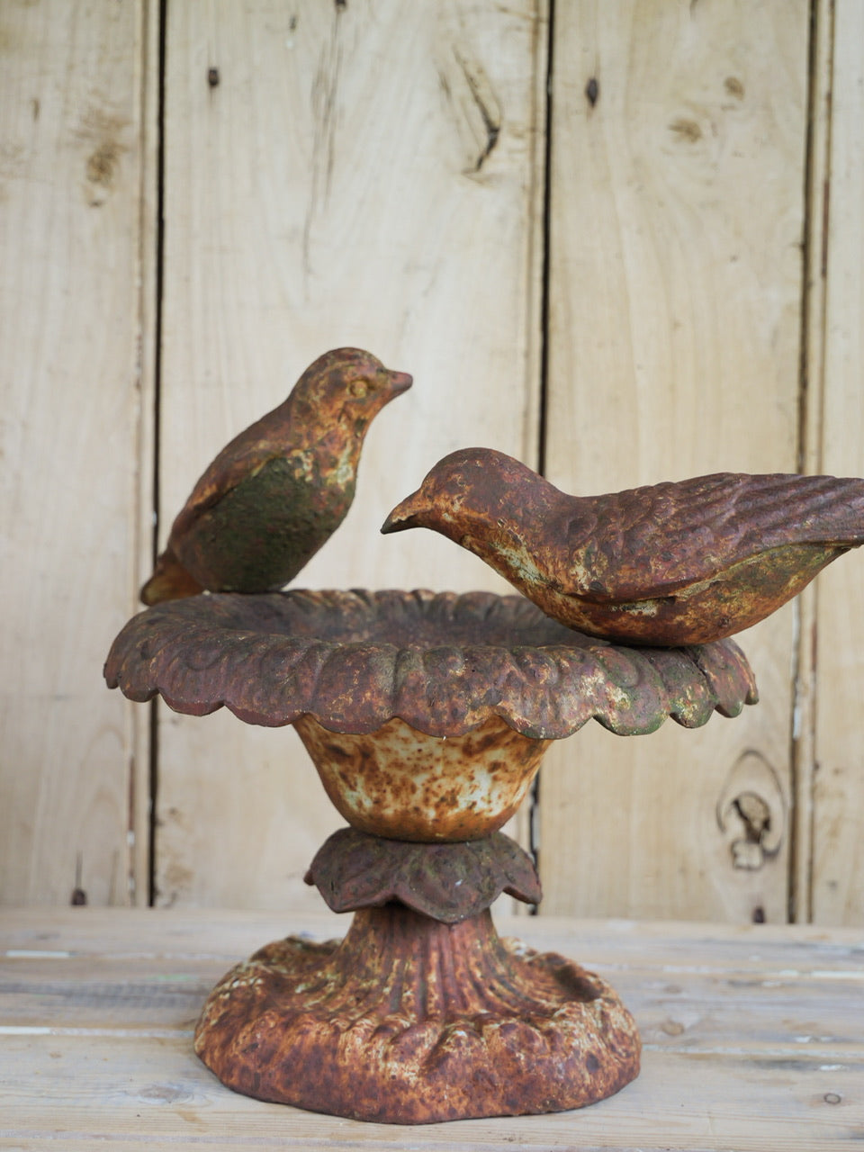 Victorian Cast Iron Bird Bath