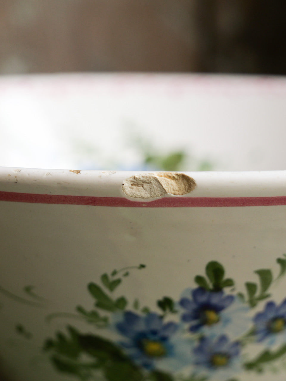 Vintage French Hand Painted Bowl