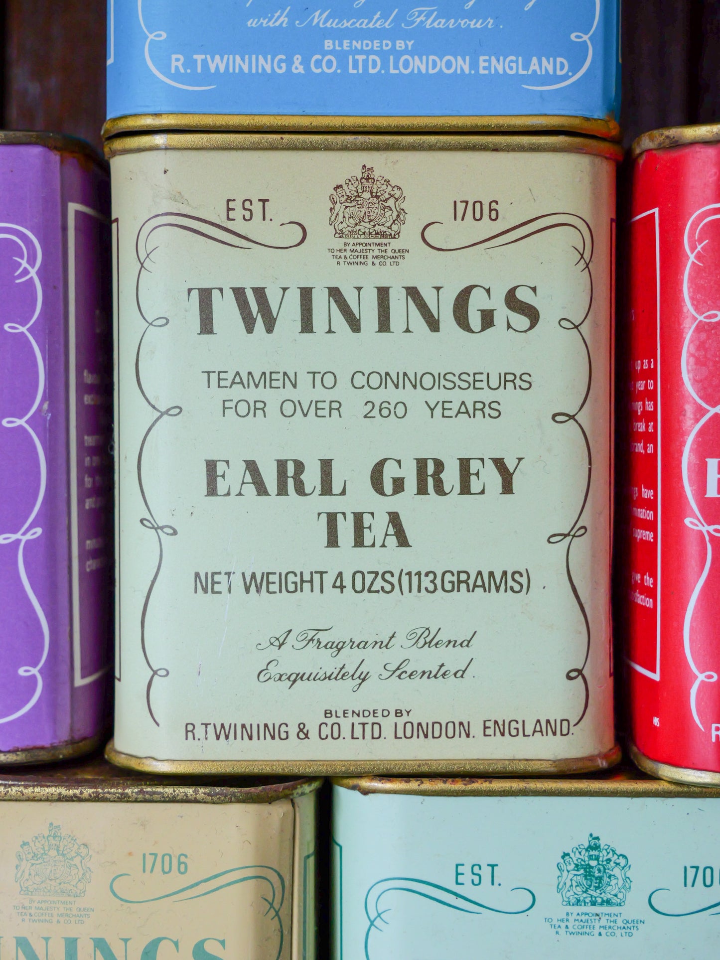 Vintage Twinings Tea Tins