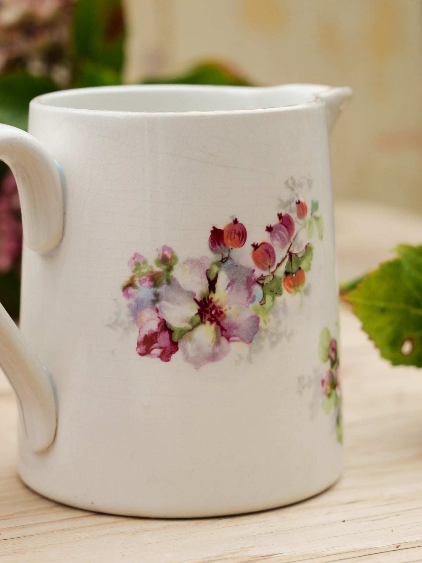 Vintage French Floral Jugs