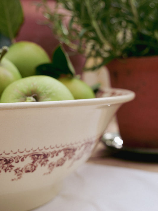 Vintage Pretty Transferware Bowl